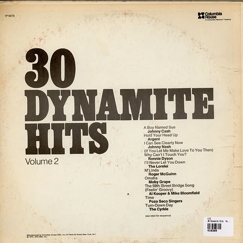 V.A. - 30 Dynamite Hits, Volume 2