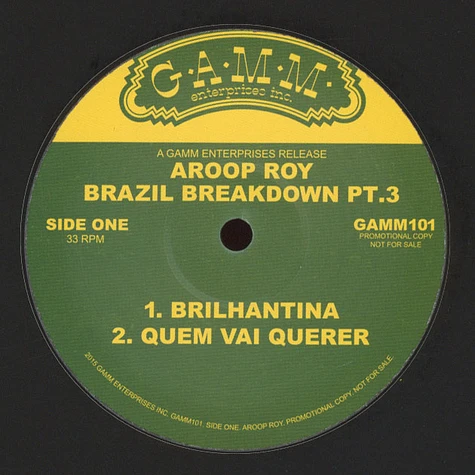 Aroop Roy - Brazil Breakdown Part 3