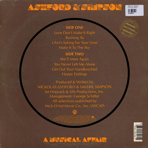 Ashford & Simpson - A Musical Affair