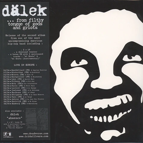 Dälek - From Filthy Tongue Of Gods And Griots