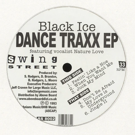 Black Ice Productions - Dance Traxx Feat. Nature Love