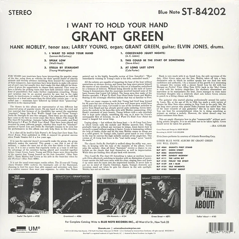 Grant Green - I Want To Hold Your Hand