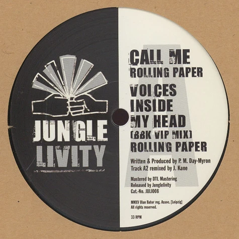 Rolling Paper / Bone Man - Call Me EP