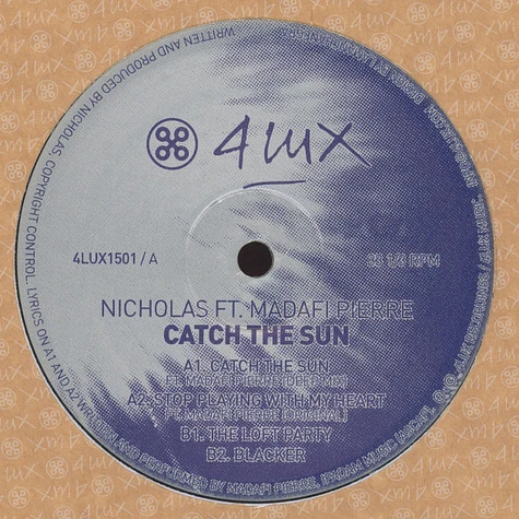 Nicholas - Catch The Sun feat. Madafi Pierre