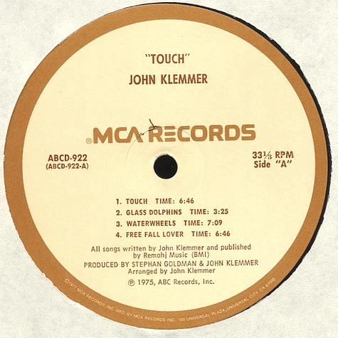 John Klemmer - Touch