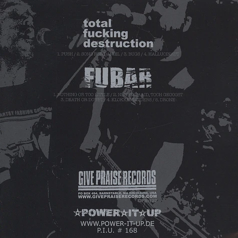 Total Fucking Destruction / F.U.B.A.R. - Split