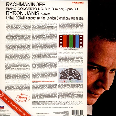 Byron Janis / Antal Dorati / LSO - Sergei Rachmaninoff: Klavierkonzert 3