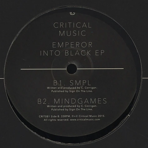 Emperor - Into Black EP