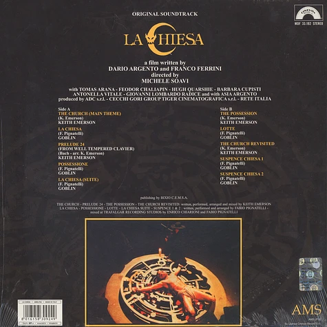Keith Emerson / Goblin - OST La Chiesa Orange Vinyl Edition