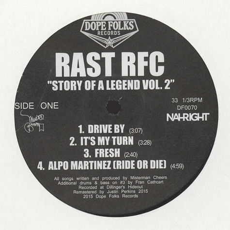 Rast RFC - Story Of A Legend Volume 2