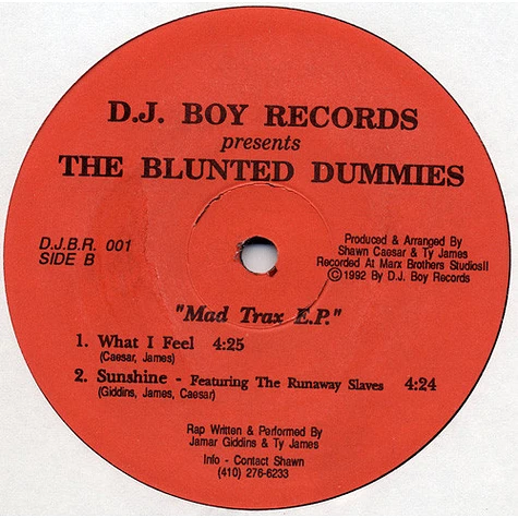 Blunted Dummies - Mad Trax E.P.