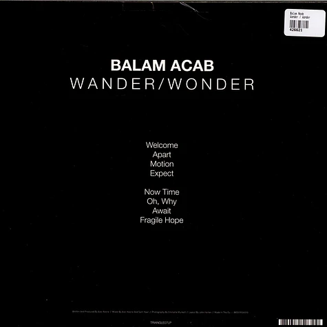 Balam Acab - Wander / Wonder