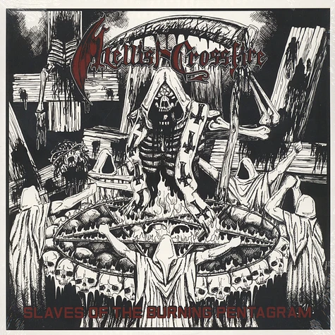 Hellish Crossfire - Slaves Of The Burning Pentagram Black Vinyl Edition