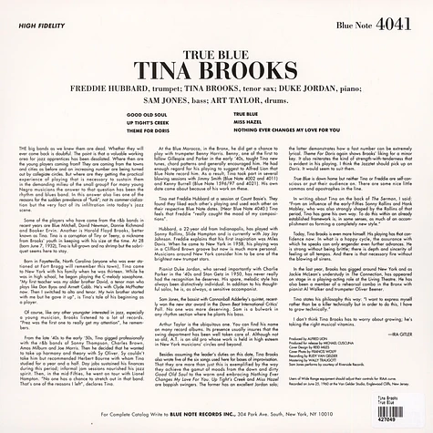 Tina Brooks - True Blue