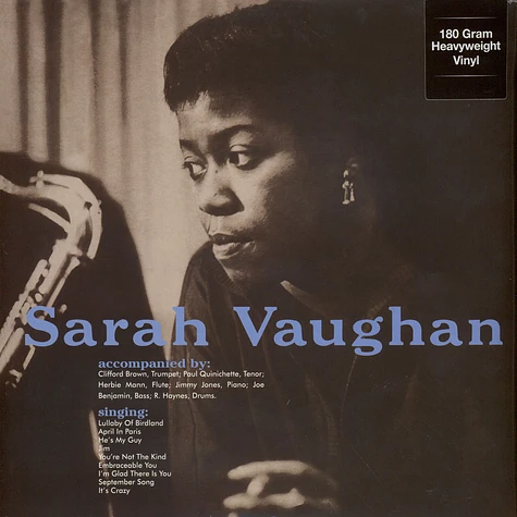 Sarah Vaughan - Sarah Vaughan 180g Vinyl Edition