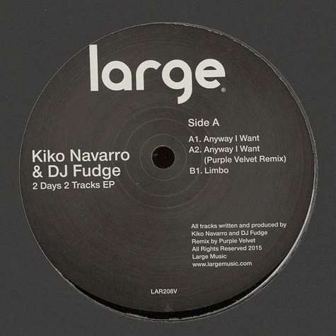 Kiko Navarro & DJ Fudge - 2 Days 2 Tracks