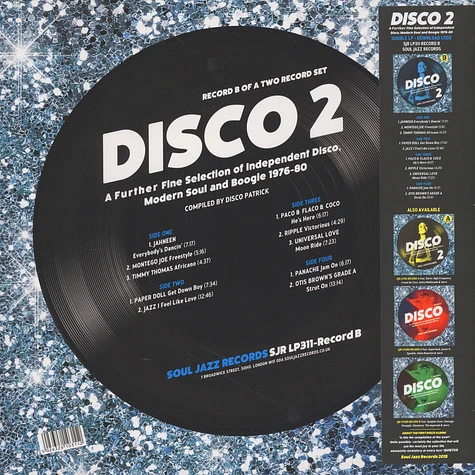 V.A. - Disco 2: A Further Fine Selection Of Independent Disco, Modern Soul And Boogie 1976-80 - LP 2