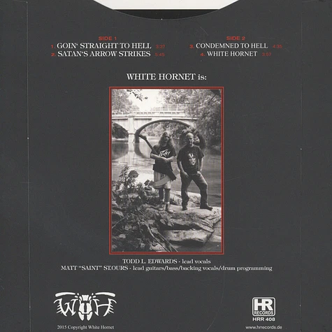 White Hornet - White Hornet Colored Vinyl Edition