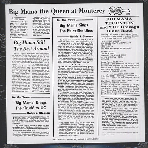 Big Mama Thorton - Big Mama: Queen At Monterey