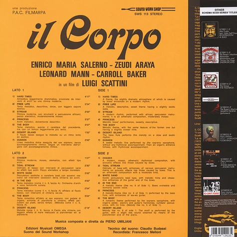 Piero Umiliani - OST Il Corpo