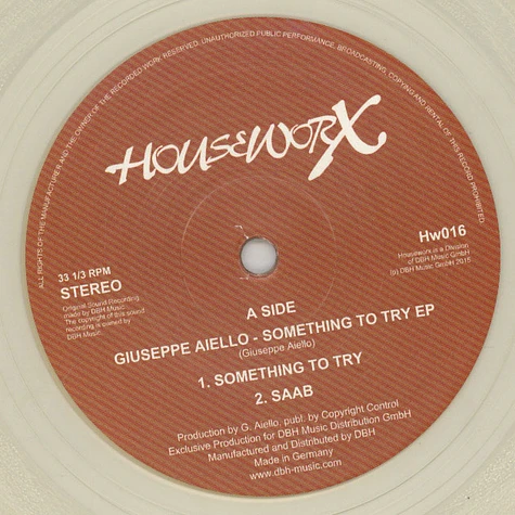 Giuseppe Aiello - Something To Try EP