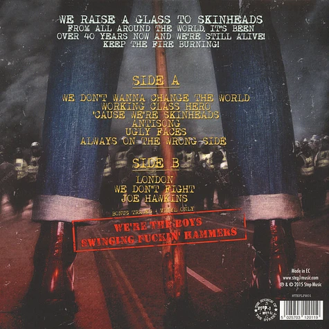 Booze & Glory - Always On The Wrong Side Splatter Vinyl Edition