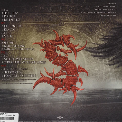 Sepultura - Kairos White Vinyl Edition