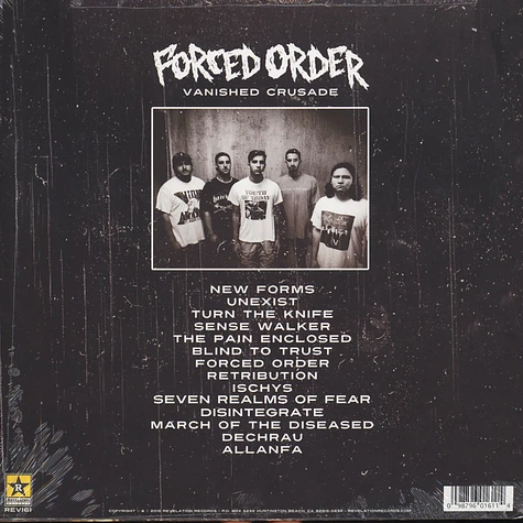 Forced Order - Vanished Crusade Colored Vinyl Edition