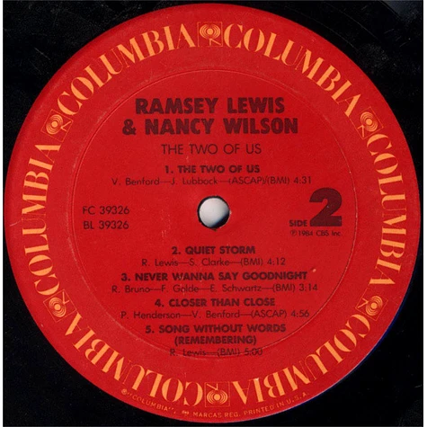 Ramsey Lewis & Nancy Wilson - The Two Of Us