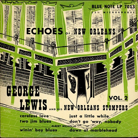 George Lewis And His New Orleans Stompers - Echoes Of New Orleans, Vol. 2