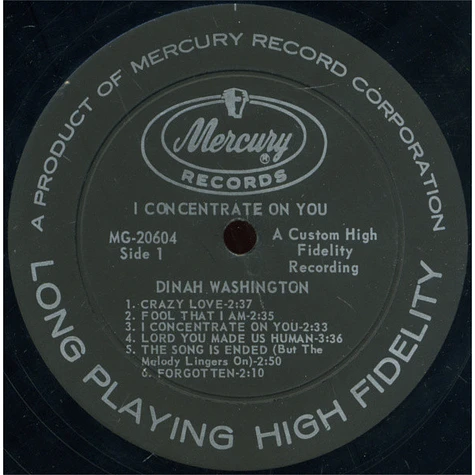 Dinah Washington - I Concentrate On You