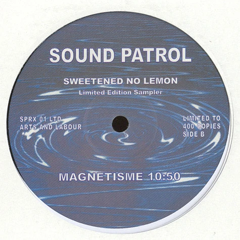 Sound Patrol - Sweetened No Lemon Limited Edition Sampler