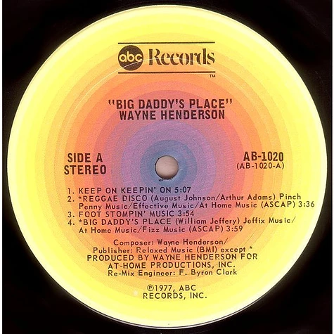 Wayne Henderson - Big Daddy's Place