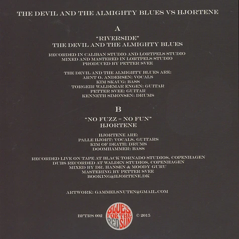 Devil And The Almighty Blues / Hjortene - Riverside / No Fuzz