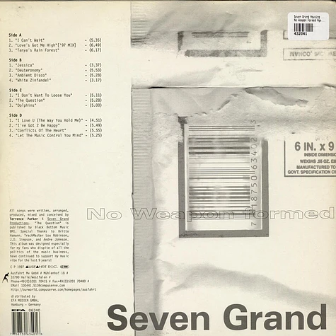 Seven Grand Housing Authority - No Weapon Formed Against Me Shall Prosper