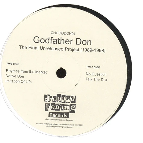 Godfather Don - The Final Unreleased Project 1989-1998