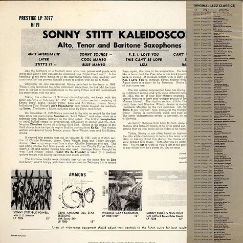 Sonny Stitt - Kaleidoscope