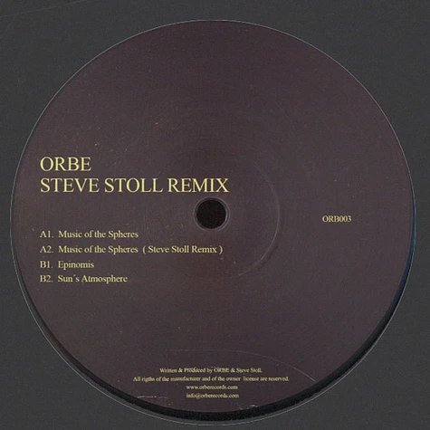 Orbe - Music Of The Spheres Steve Stoll Remix