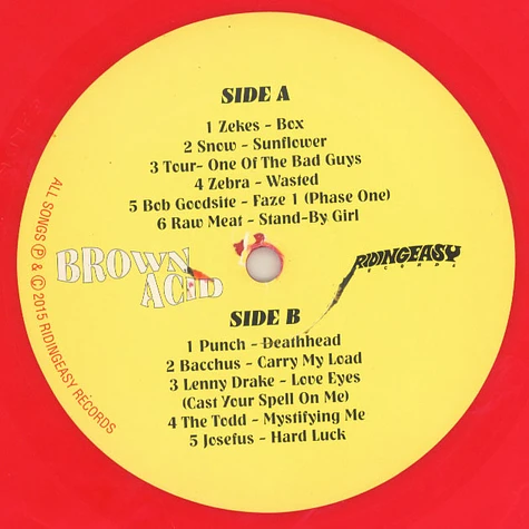 V.A. - Brown Acid: The First Trip Colored Vinyl Edition
