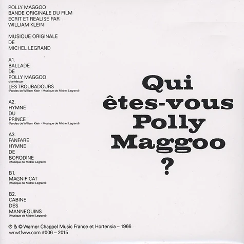 Michel Legrand - Qui Etes Vous Polly Maggoo? Limited Edition