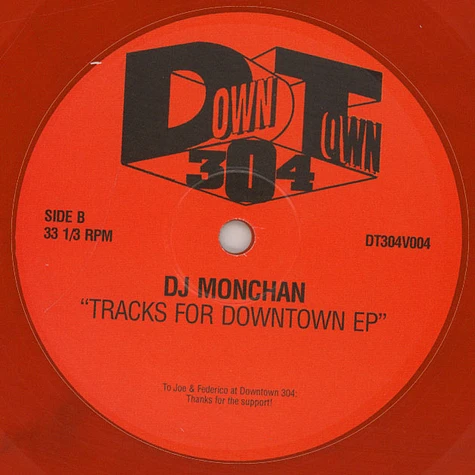 DJ Monchan - Tracks for Downtown EP