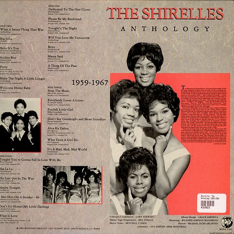 The Shirelles - Anthology 1959-1964