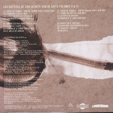 Los Gaiteros De San Jacinto & Adrian Sherwood - Dub De Gaita Volumes 2 & 3