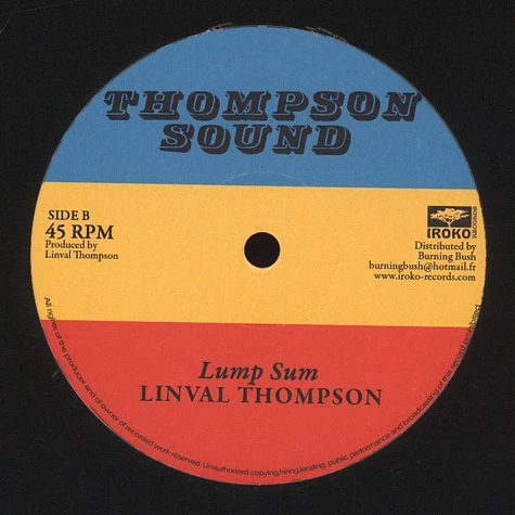 Linval Thompson - Give Me Back (What You Take From The Poor)