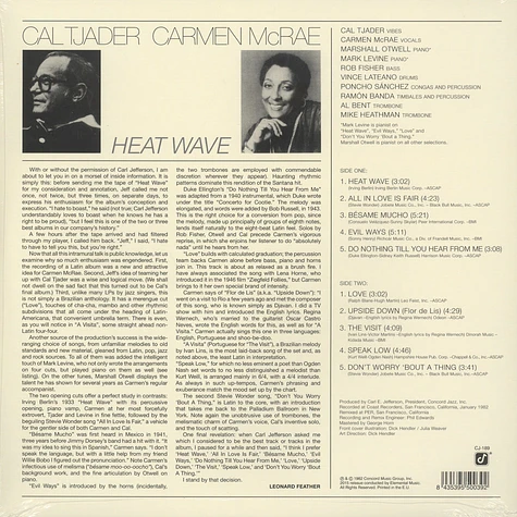 Cal Tjader & Carmen McRae - Heatwave