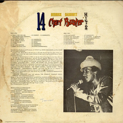 Derrick Harriott - 14 Chartbuster Hits