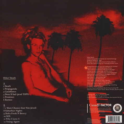 Sean Nicholas Savage - Other Death Black Vinyl Edition