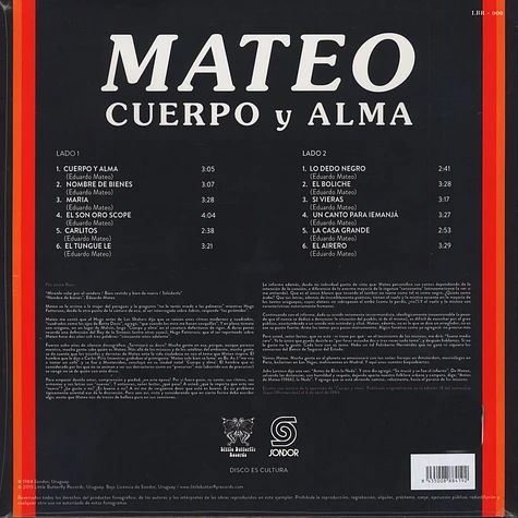 Eduardo Mateo - Cuerpo Y Alma