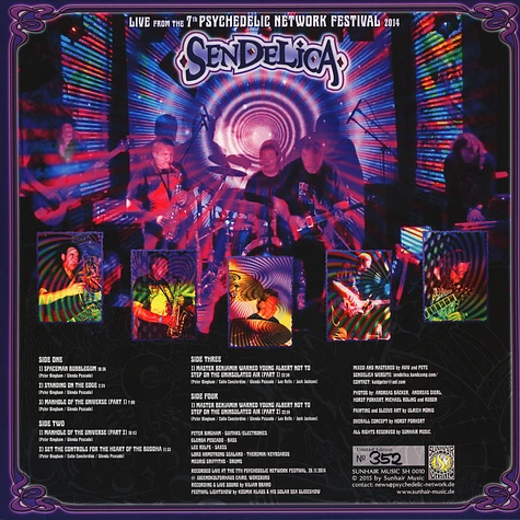 Sendelica - Live At The Psychedelic Network Festival Black Vinyl Edition