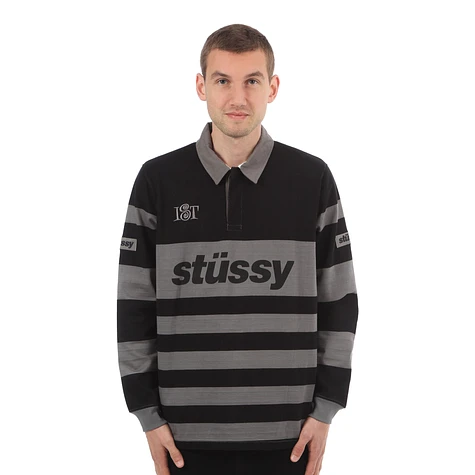 Stüssy - Stripe Team Rugby Polo Shirt